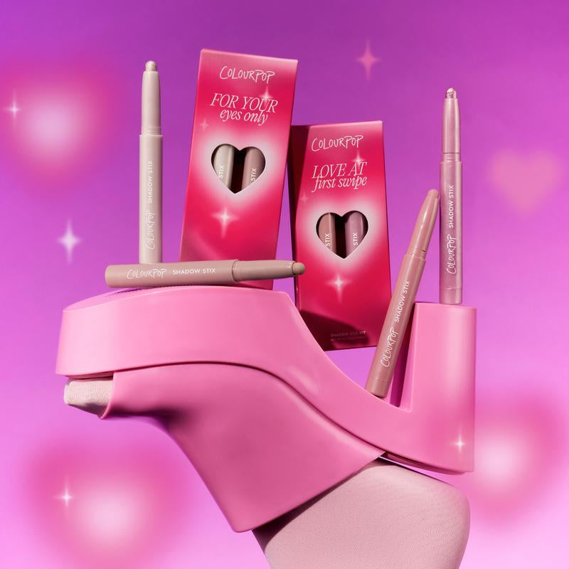 Colourpop All Eyes on Me Shadow Stix Set - Limited Edition Sultry Taupes & Flirty Pinks for Valentine'S Day Looks - Creamy High-Impact Pigment