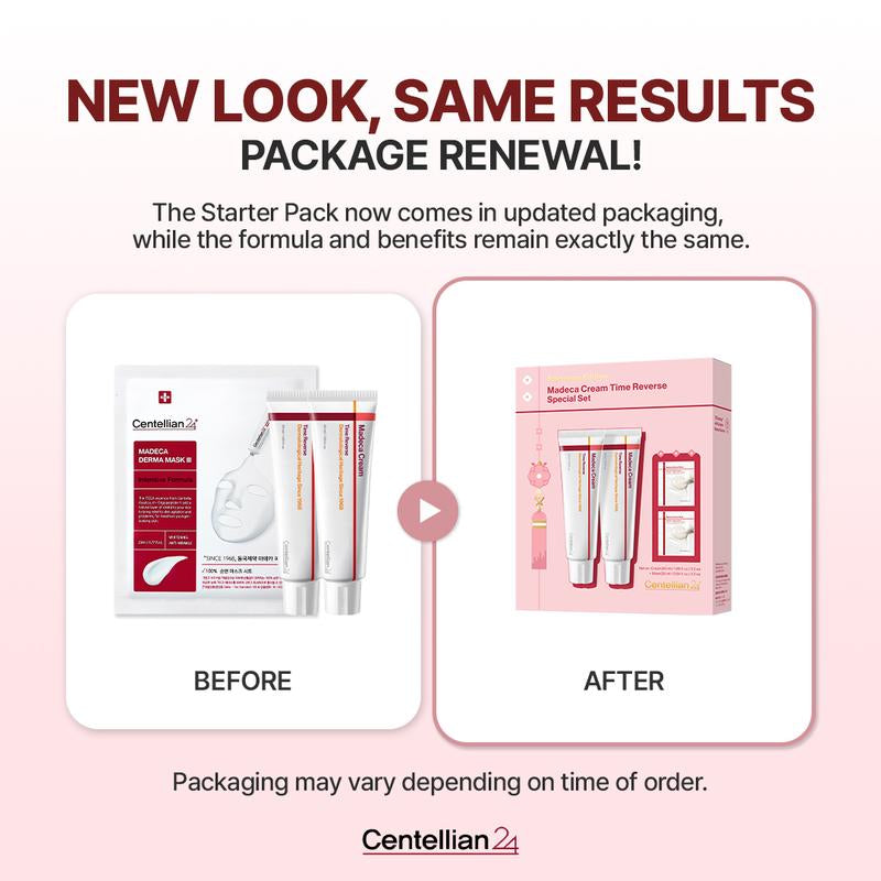 [Centellian24] Signature Edition | 2X Madeca Cream Time Reverse + 2X Intensive Formula Sheet Mask | Daily Hydrating Repair with Cica, Hyaluronic Acid & Radiance Boost | Korean Skincare